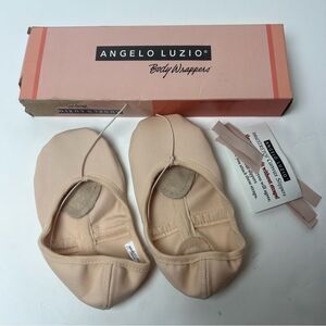 Angelo Luzio Ballet Shoes Total Stretch Canvas Pink Size 1.5M